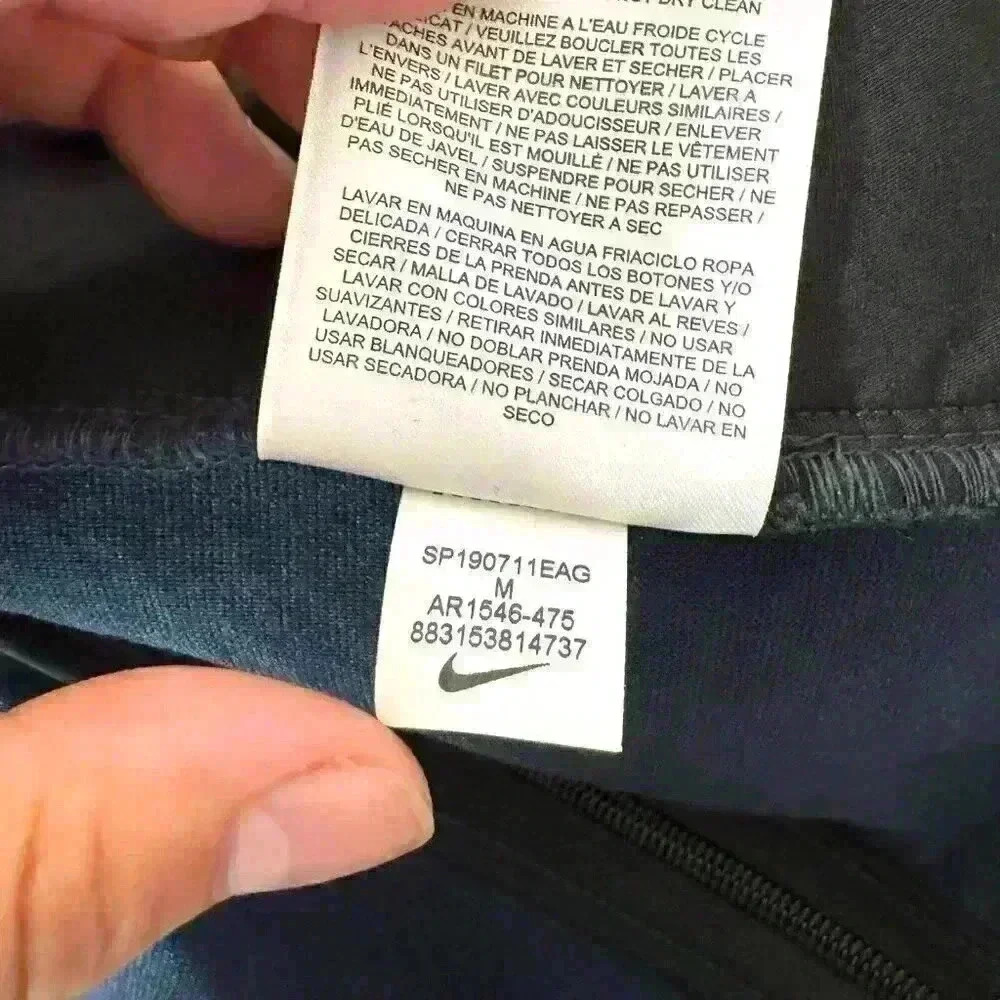 Nike Sportswear Tech Pack Anthracite 1/4 Zip Pullover Fashion Men’s Medium Navy - Picture 14 of 14